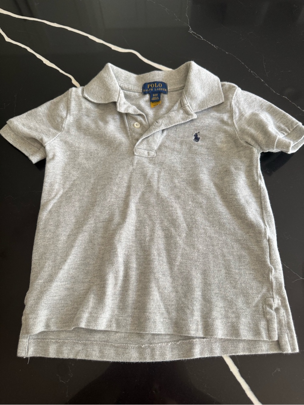 Polo by Ralph Lauren Light Gray Boys' Short-Sleeve Polo